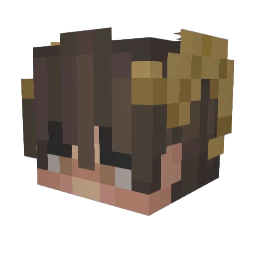 NorskiLazari Minecraft avatar head, 3D render