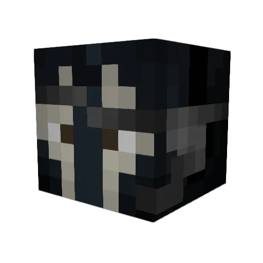 NorthAlpha Minecraft avatar head, 3D render