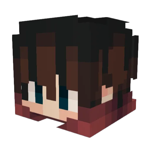 NorthBound0 Minecraft avatar head, 3D render