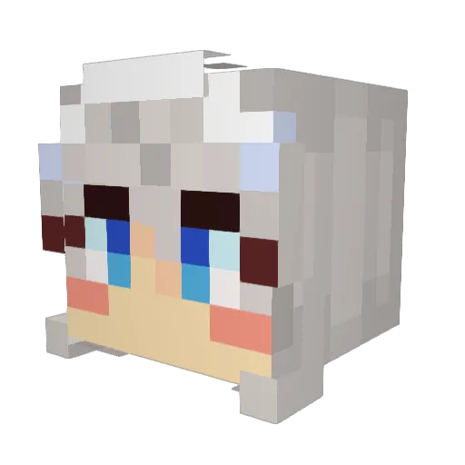 NorthCaptain Minecraft avatar head, 3D render