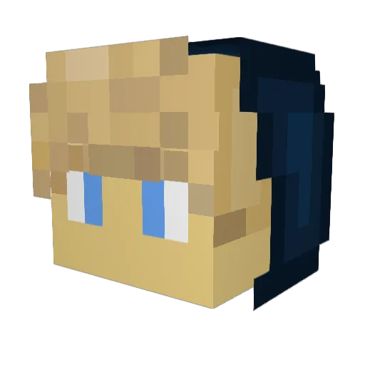 NorthDevelop Minecraft avatar head, 3D render