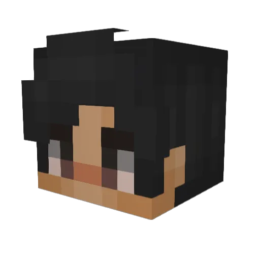 NorthGoblin Minecraft avatar head, 3D render