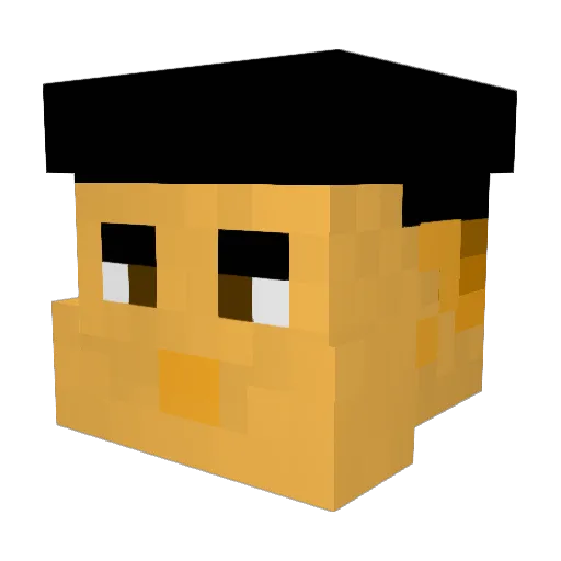 NorthKorea6477 Minecraft avatar head, 3D render