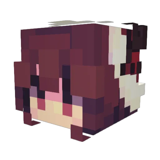 NorthNat Minecraft avatar head, 3D render