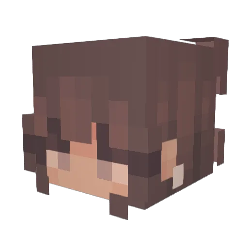 NorthOpal Minecraft avatar head, 3D render
