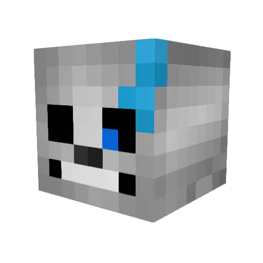 North_Kross Minecraft avatar head, 3D render
