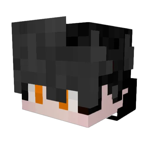 North_Mango Minecraft avatar head, 3D render