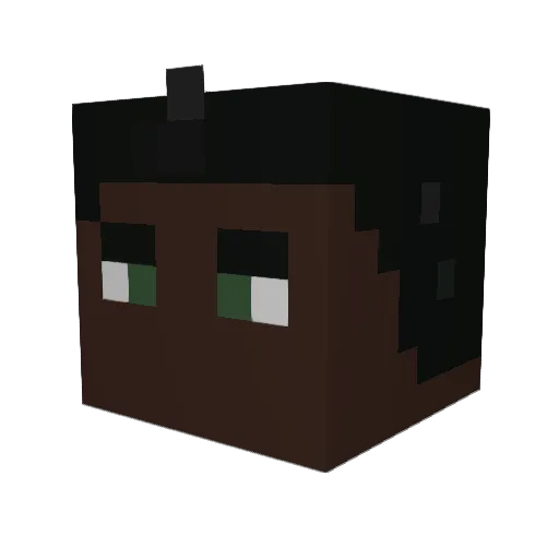 Northandon Minecraft avatar head, 3D render