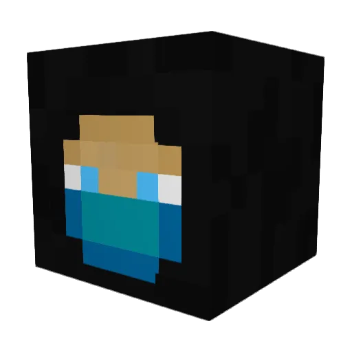 Northernbaconz Minecraft avatar head, 3D render