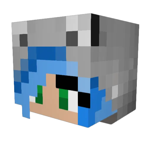 NorthstarTex Minecraft avatar head, 3D render