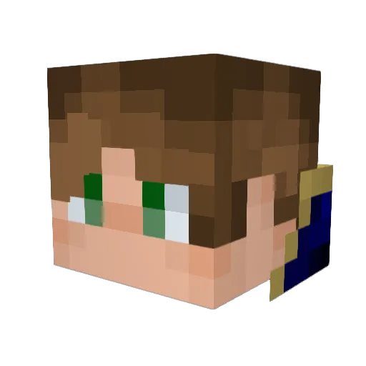 NorthwardStars Minecraft avatar head, 3D render