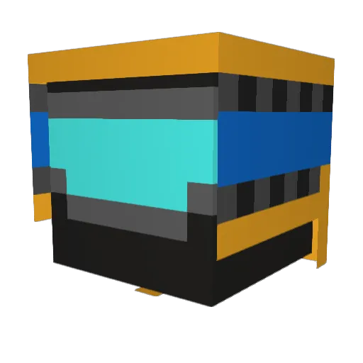 Norton98 Minecraft avatar head, 3D render