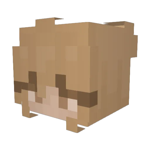 Norway75 Minecraft avatar head, 3D render