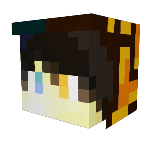 Norwin1012 Minecraft avatar head, 3D render