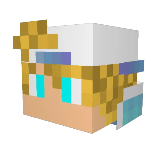 Nosaj05 Minecraft avatar head, 3D render