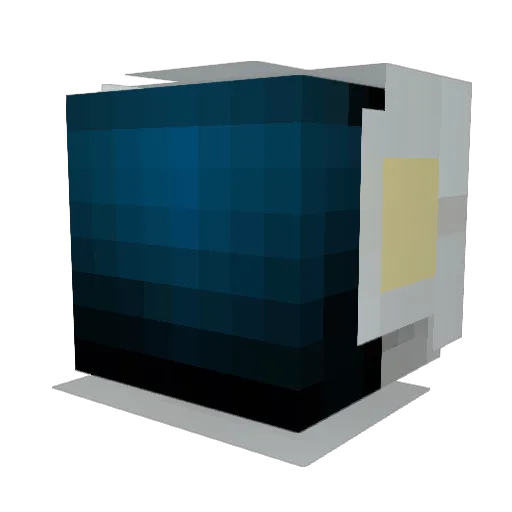 Nosam900 Minecraft avatar head, 3D render