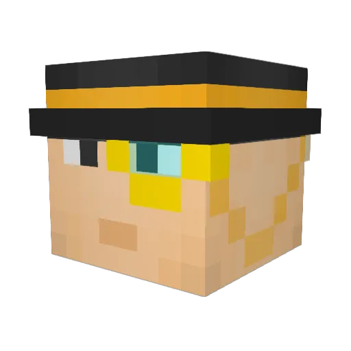 Nosarva__ Minecraft avatar head, 3D render