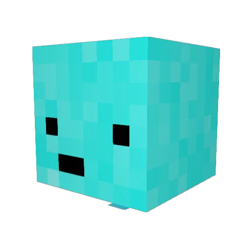 Nose099 Minecraft avatar head, 3D render