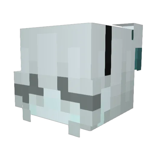 Noshato Minecraft avatar head, 3D render