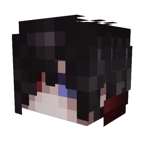 NosityYT Minecraft avatar head, 3D render