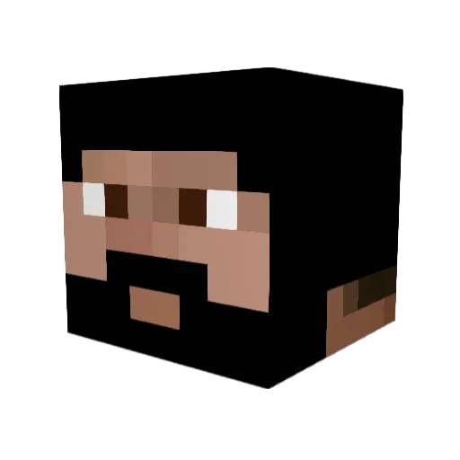 Noskilo Minecraft avatar head, 3D render