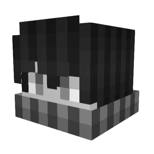 Noskyy_ Minecraft avatar head, 3D render