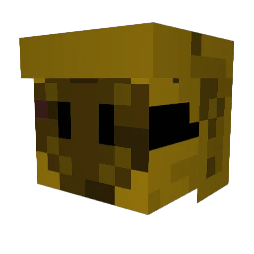 NossOneCraft Minecraft avatar head, 3D render
