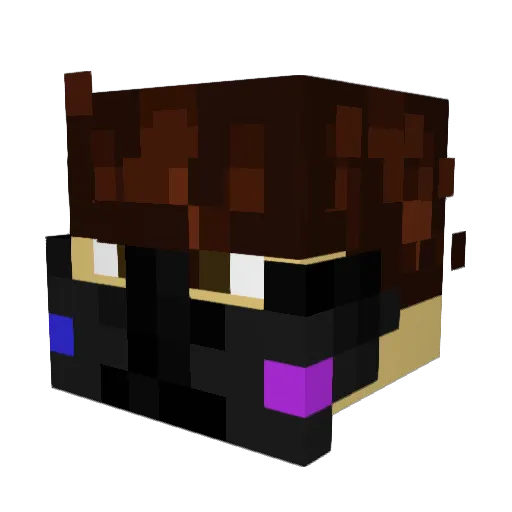 Nostalgi_c Minecraft avatar head, 3D render