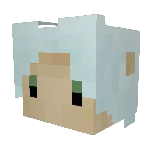NostalgiaModder Minecraft avatar head, 3D render