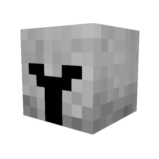 Nostalgic44 Minecraft avatar head, 3D render