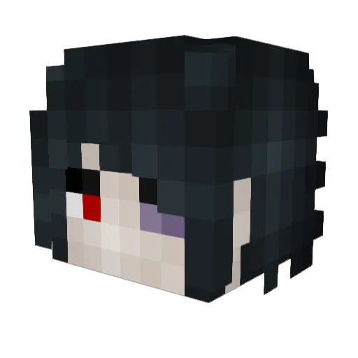 Nostir10 Minecraft avatar head, 3D render