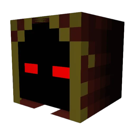 NostraDavid Minecraft avatar head, 3D render