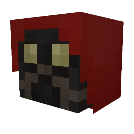Nostronim Minecraft avatar head, 3D render