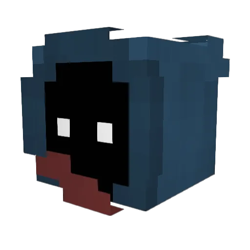 NotACultist Minecraft avatar head, 3D render