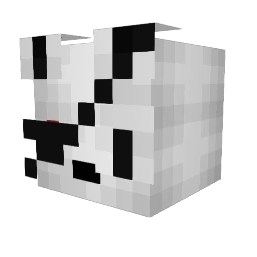 NotAFunnyBunny Minecraft avatar head, 3D render
