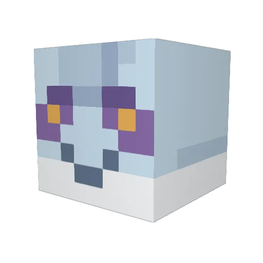NotAMassiveNerd Minecraft avatar head, 3D render