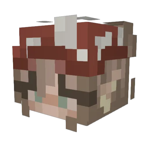 NotAMuggle21 Minecraft avatar head, 3D render