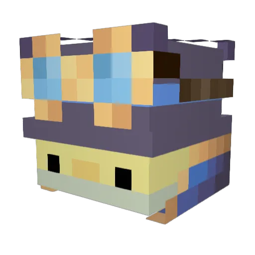 NotATryhard_ Minecraft avatar head, 3D render