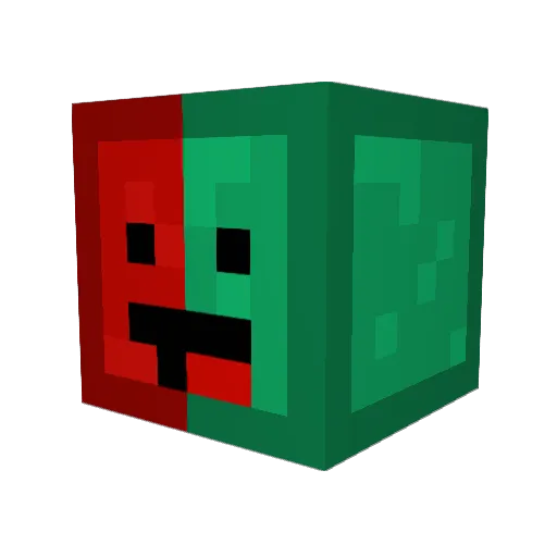 NotAce7 Minecraft avatar head, 3D render