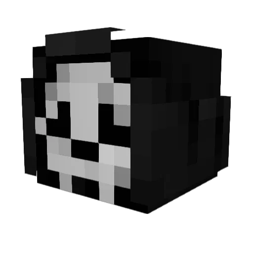 NotActive1212 Minecraft avatar head, 3D render
