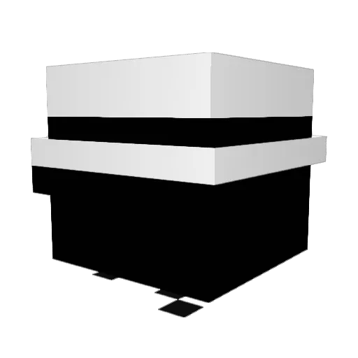 NotAkatsuki Minecraft avatar head, 3D render