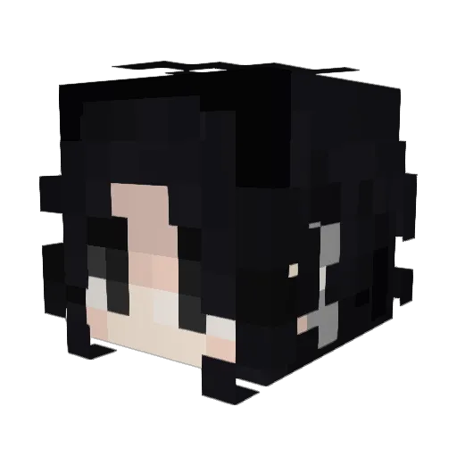 NotArbor Minecraft avatar head, 3D render