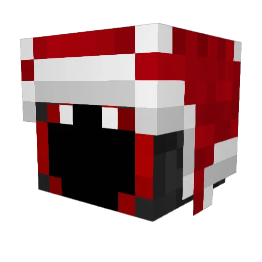 NotArcaneTryhard Minecraft avatar head, 3D render