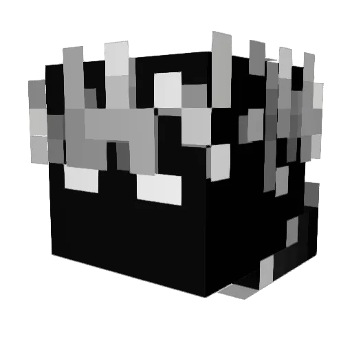 NotArctiic Minecraft avatar head, 3D render