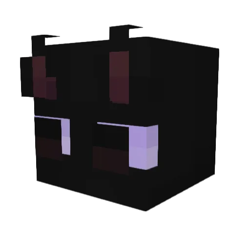 NotAthenian Minecraft avatar head, 3D render