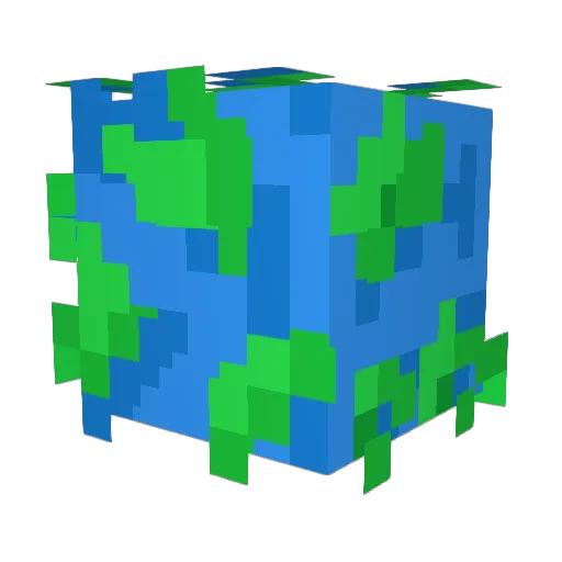 NotAtlantisButMe Minecraft avatar head, 3D render