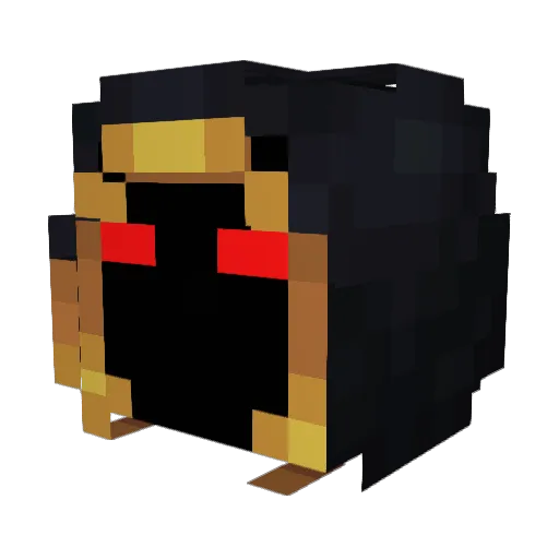 NotAustin111 Minecraft avatar head, 3D render