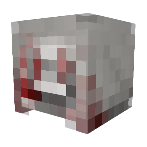 NotAzkiel Minecraft avatar head, 3D render