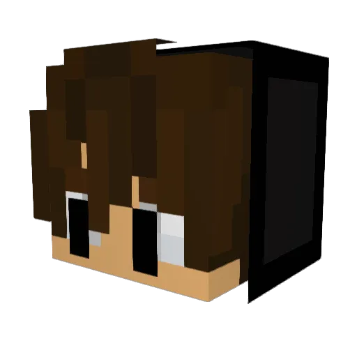 NotBilxl Minecraft avatar head, 3D render