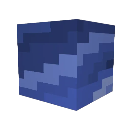 NotBlackLight Minecraft avatar head, 3D render